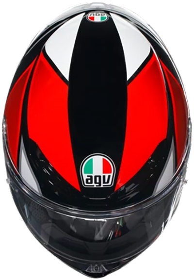 全新小改款】 AGV K-6 S HYPHEN 黑紅白極輕量雙D扣亞洲版公司貨全罩