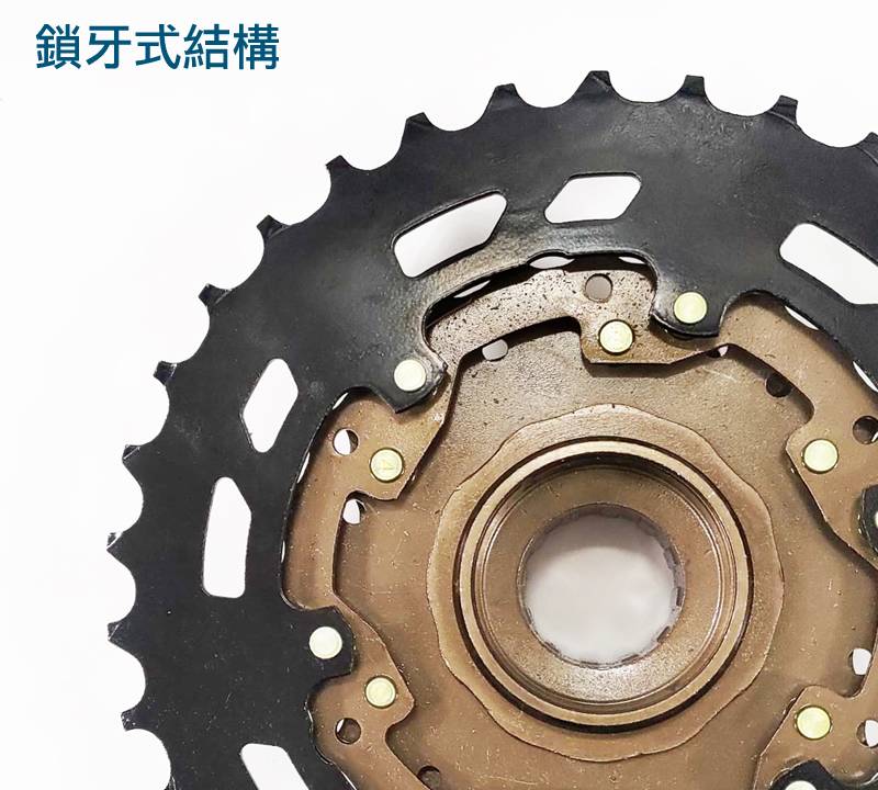 SHIMANO MF-TZ500-7 7速鎖牙式飛輪(14-34T盒裝) 加大省力飛輪| 熱銷