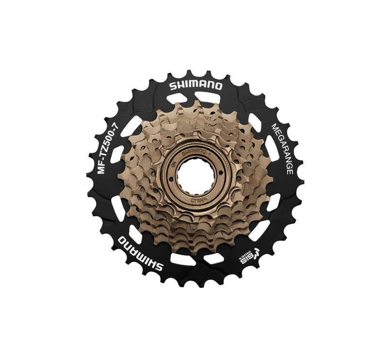 SHIMANO MF-TZ500-7 7速鎖牙式飛輪(14-34T盒裝) 加大省力飛輪| 熱銷