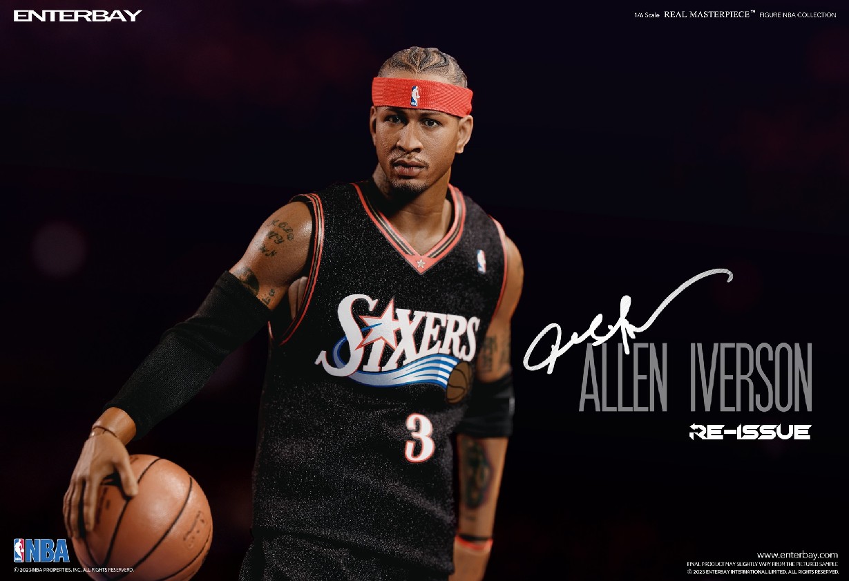 預購)ENTERBAY 1/6 NBA系列Allen Iverson 艾倫·艾佛森費城76人隊限量