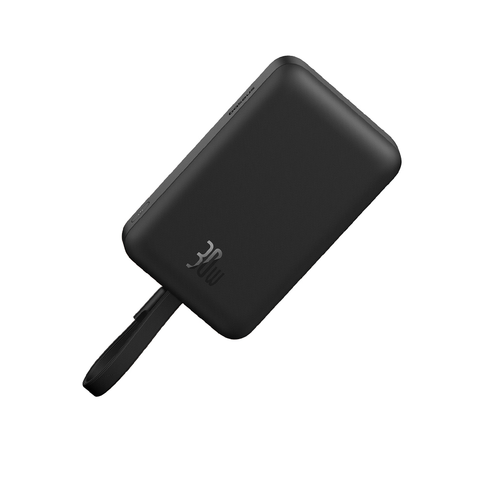 【Baseus 倍思】磁吸迷你 10000mAh 30W 無線快充移動電源 黑/白 (含線) 公司貨_1
