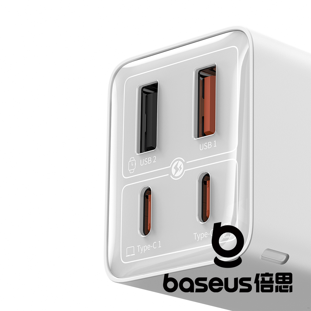 【Baseus 倍思】GaN6 Pro 2A+2C 65W 快充充電器 黑/白 (含線) 公司貨_7