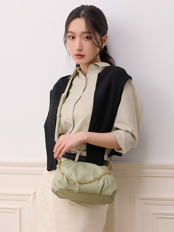 S'AIME 3WAY抓皺氣球腋下包｜ S'AIME東京企劃