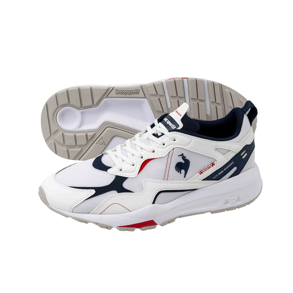 ֊ ̫ ֊２点 LE COQ SPORTIF 法國公雞】R 888 V2慢跑鞋運動鞋男鞋女鞋-白色LJT73203