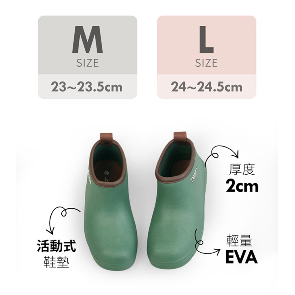 日本進口輕量EVA防水雨鞋S.【ZS113-702】6色_2