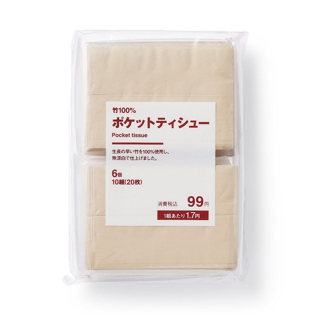 袖珍面紙/6入組