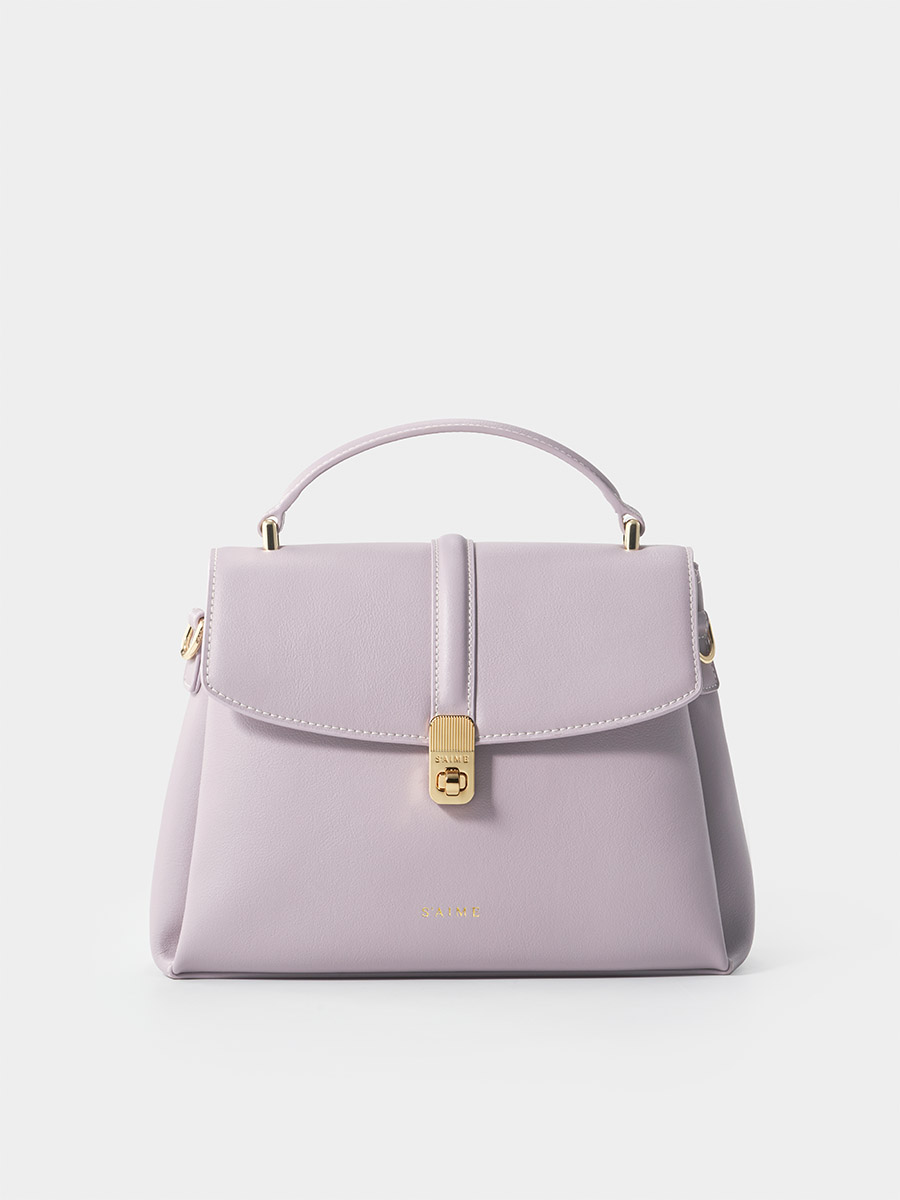 S'AIME 真皮三層轉鎖手提包｜S'AIME 東京企劃