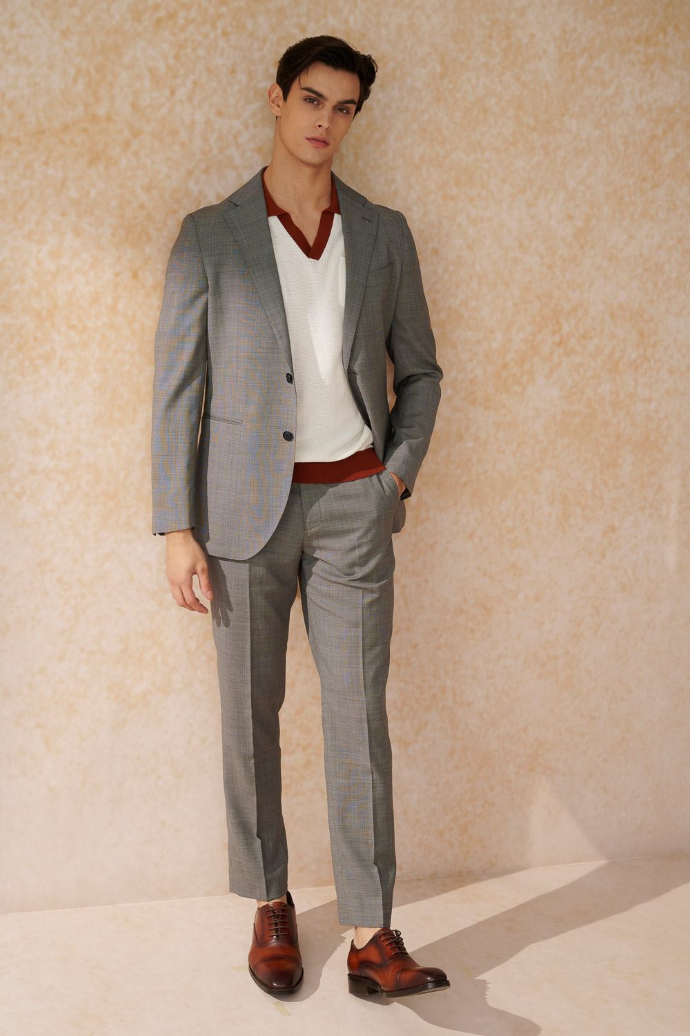 SST&C #米蘭系列 灰色修身西裝外套｜0112403002 (outlet)_4