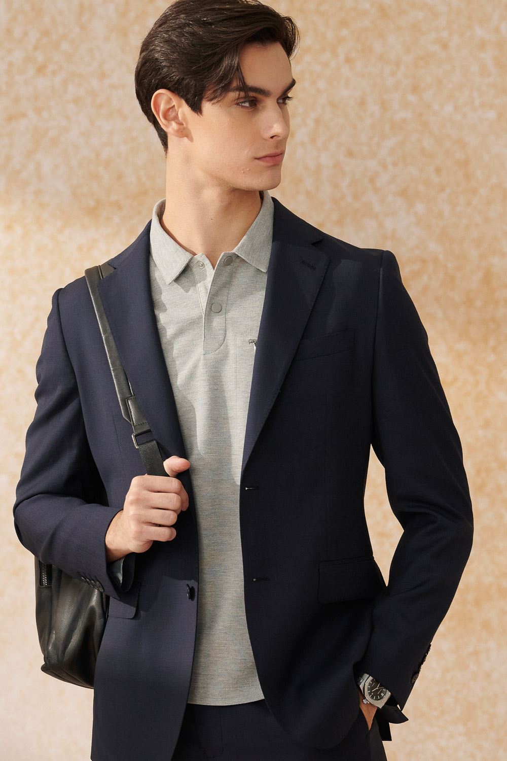 SST&C #米蘭系列 藏青修身西裝外套｜0112403003 (outlet)_1