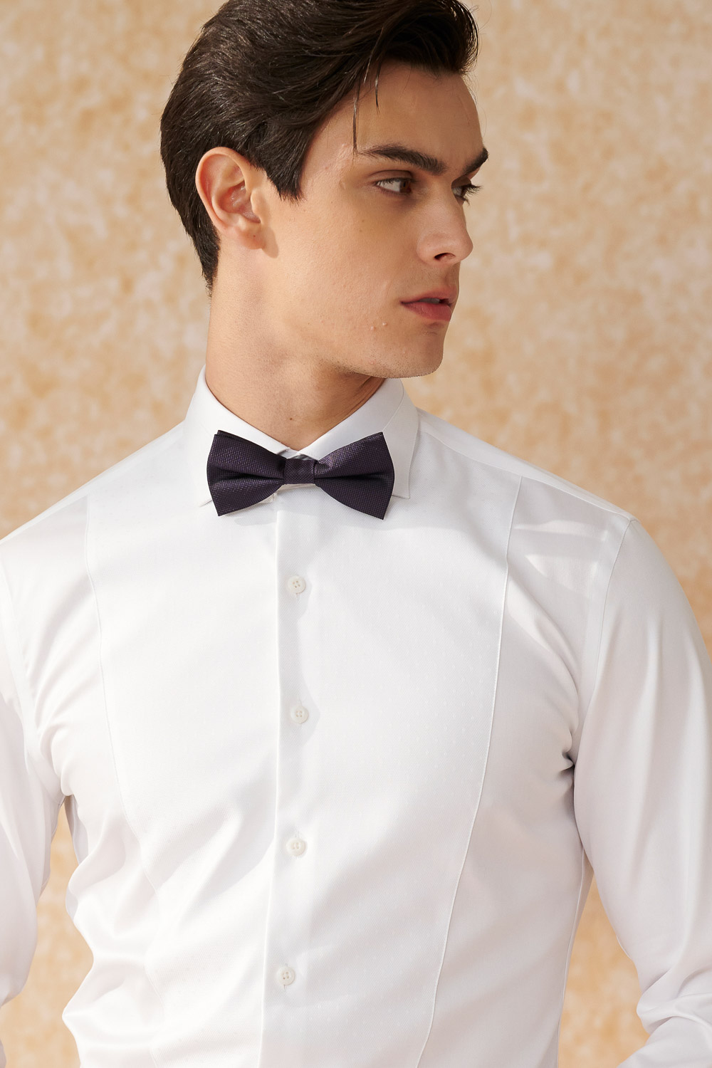 SST&C #米蘭系列 抗皺白色拼接禮服款標準版襯衫｜0312403001 (outlet)_1