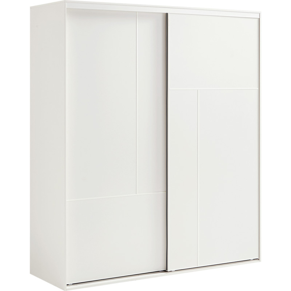 林氏木業四季小戶型1.76M滑門衣櫃 OY2D-白色_4