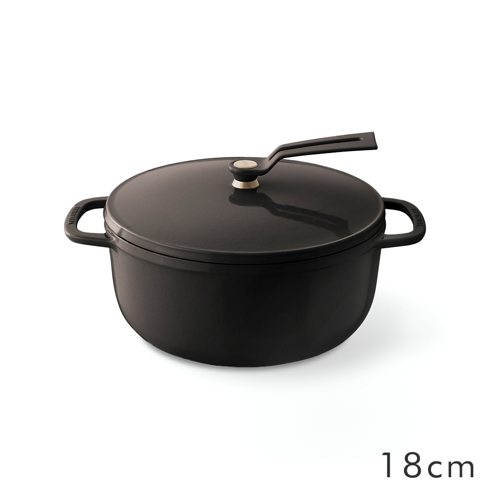 VERMICULAR 日本原裝琺瑯鑄鐵鍋18cm (榛子棕)