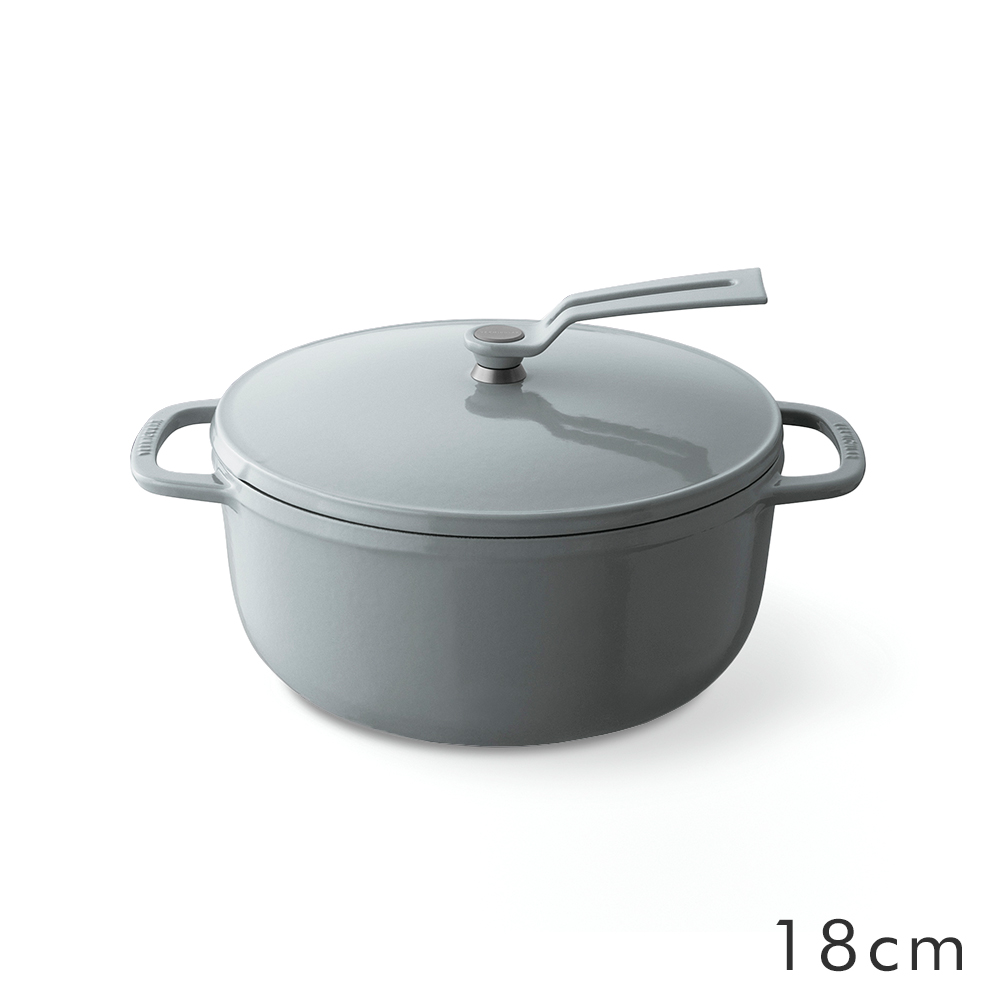 VERMICULAR 日本原裝琺瑯鑄鐵鍋18cm (牡蠣灰)