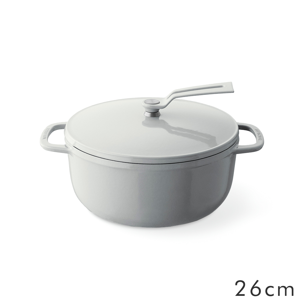 VERMICULAR 日本原裝琺瑯鑄鐵鍋26cm (海鹽白)
