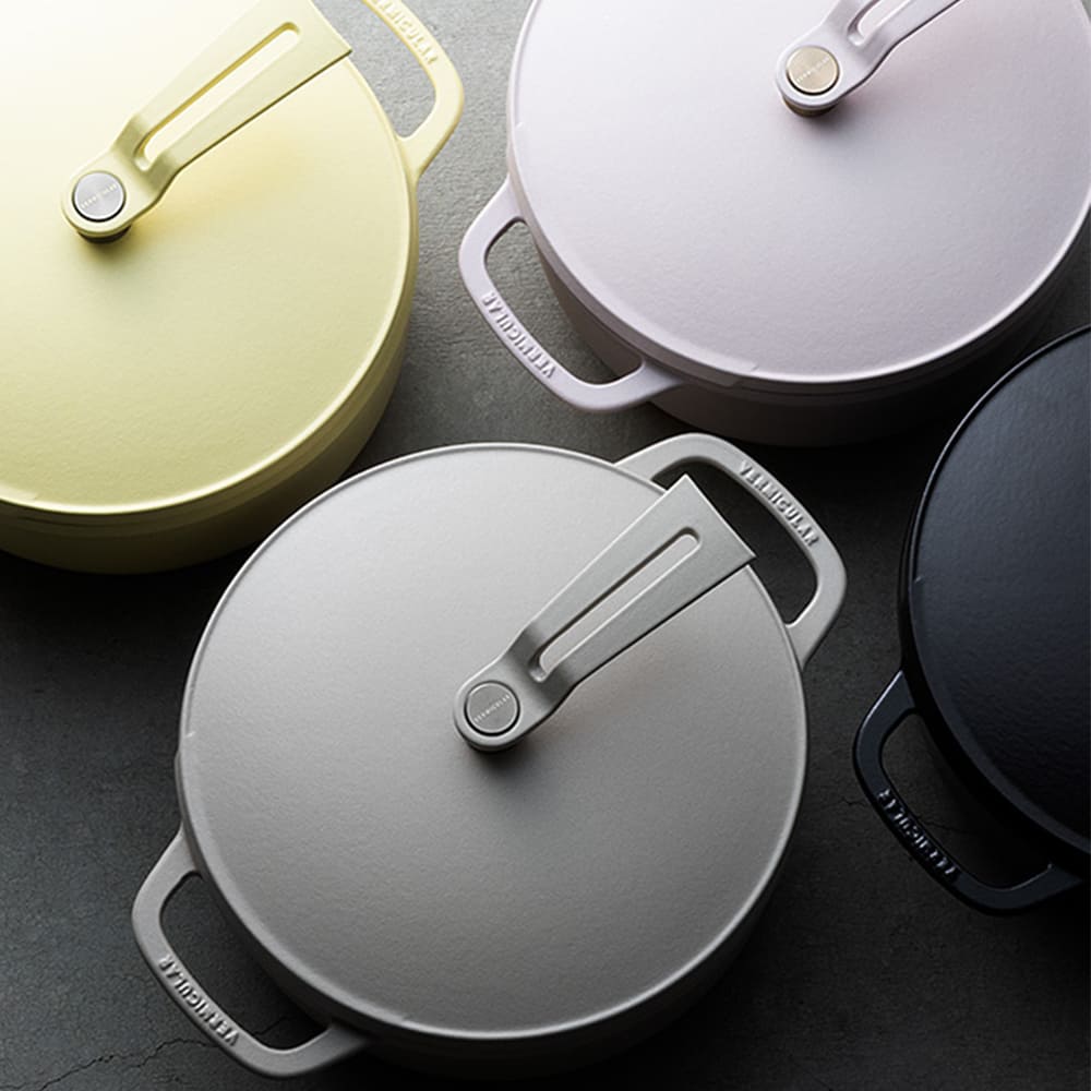 VERMICULAR 日本原裝琺瑯鑄鐵鍋22cm (海鹽白)