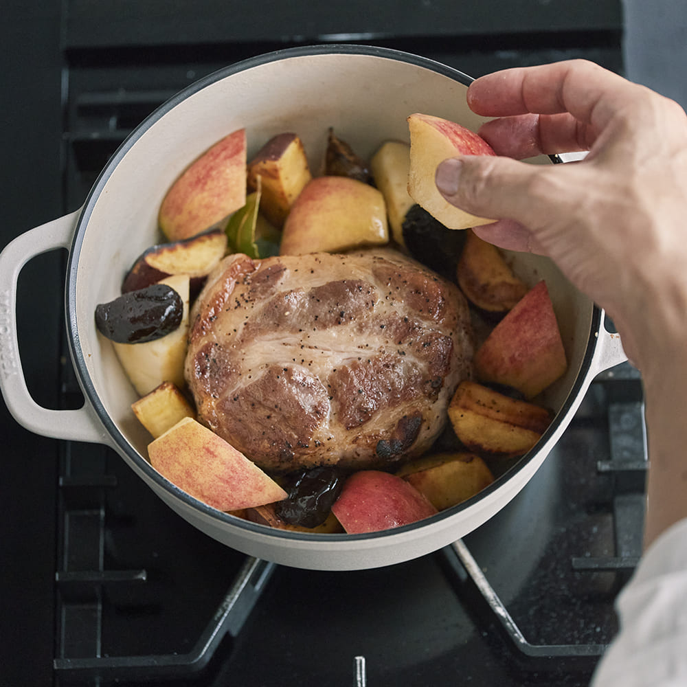 VERMICULAR 日本原裝琺瑯鑄鐵鍋22cm (海鹽白)