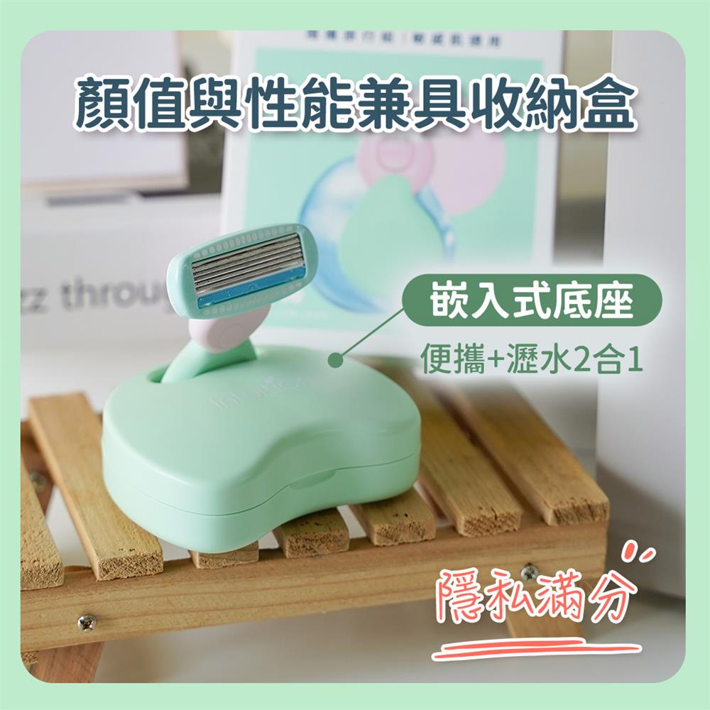 舒適舒芙仕女除毛刀夏日風情隨攜旅行組敏感肌補充刀片_2