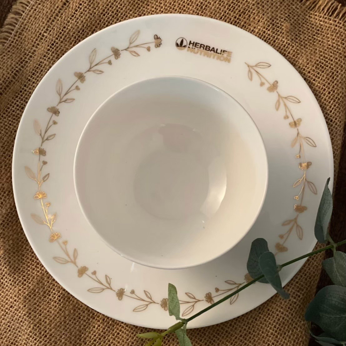 Ice Crack 23cm Ceramic Plate_2