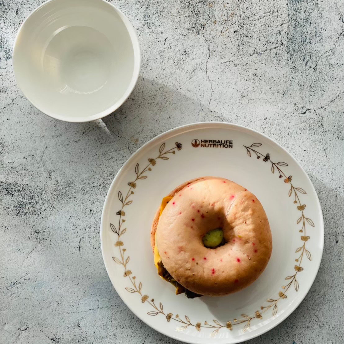 Ice Crack 23cm Ceramic Plate_3