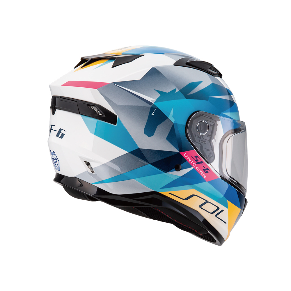 SOL Helmets SF-6 獨角獸全罩式安全帽｜SOL安全帽官網