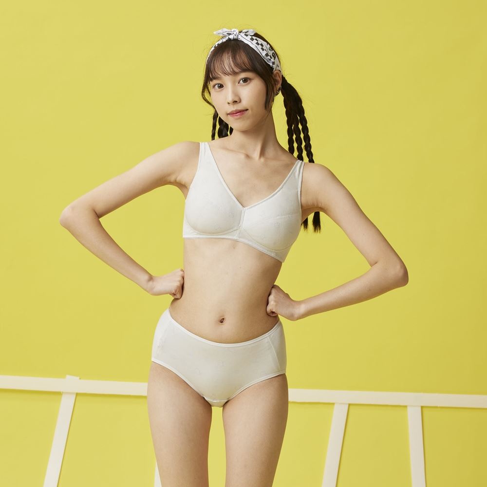 嬪婷-冰牛奶纖維 M-3L夜間學習型生理褲(活力灰) BS3546FX_1