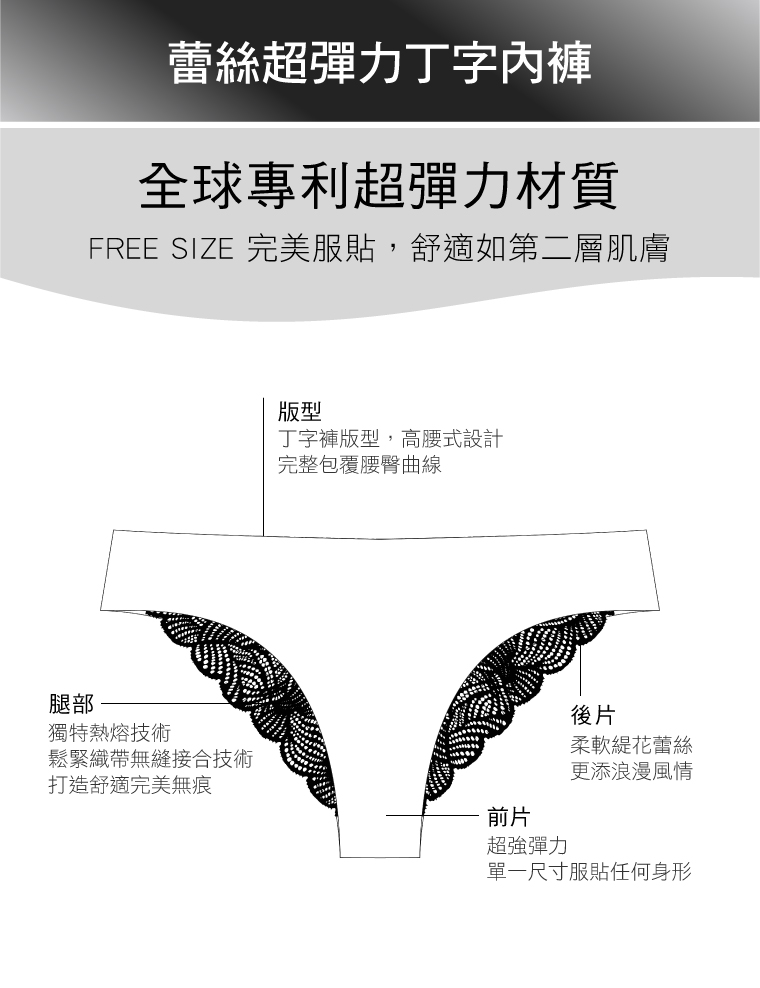 【Chantelle Lab】透氣涼感蕾絲無痕丁字內褲>粉膚色(11GG0_01N)【Soft Stretch】_5