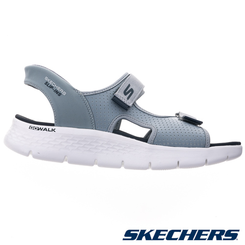 SKECHERS 男健走系列涼拖鞋 瞬穿舒適科技GO WALK FLEX SANDAL (229210GYNV)_1