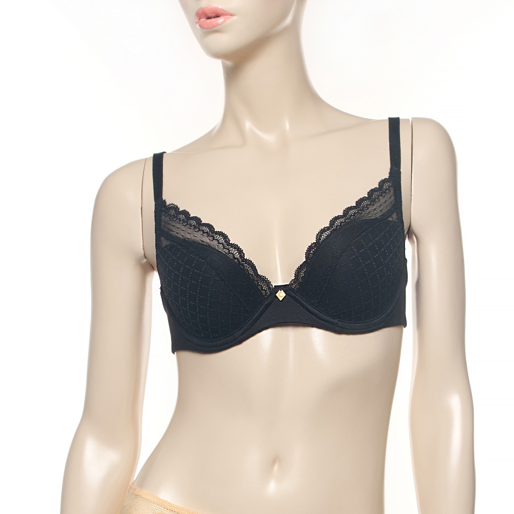 【Chantelle Easy Feel】集中托高內衣>BCD>黑色(16MNA_011)【Norah Chic】_7