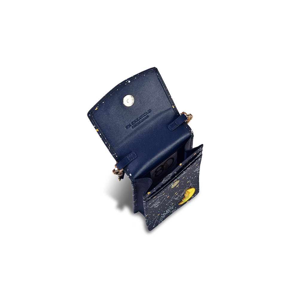 小王子Le Petit Prince聯名款】80週年星空夜光-翻蓋手機包-深藍