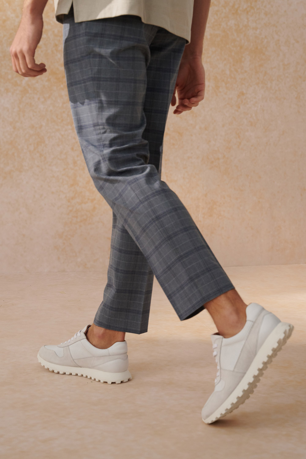 SST&C Gray Check Pattern Slim Fit Suit Trousers | 0212404001  (Outlet)_6