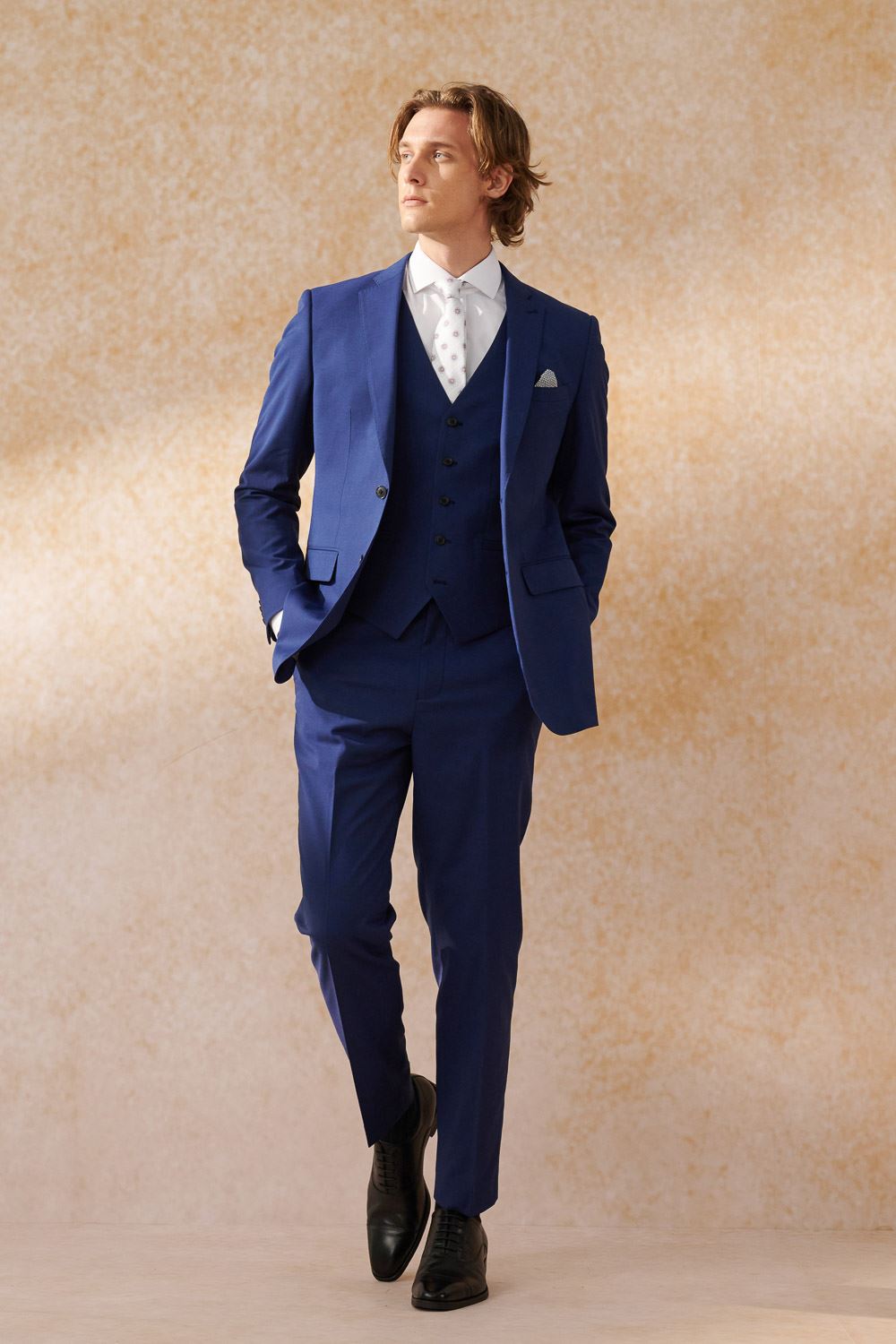SST&C Navy Slim Fit Suit Vest | 0512404007  (Outlet)_3