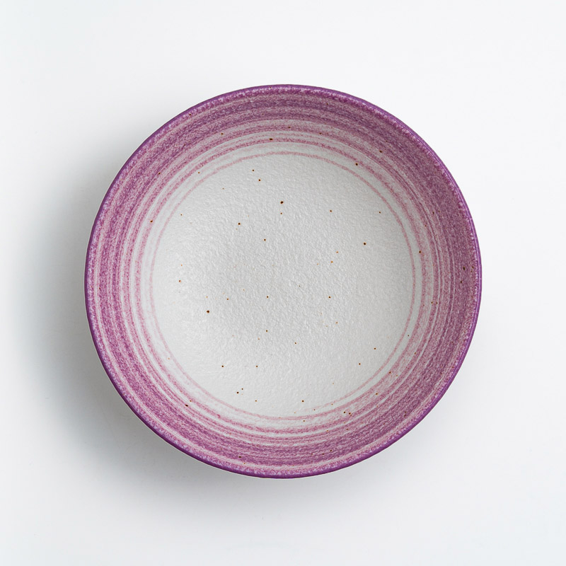 WAGA 旋紋紫語 16.5cm 陶瓷碗｜單品_1