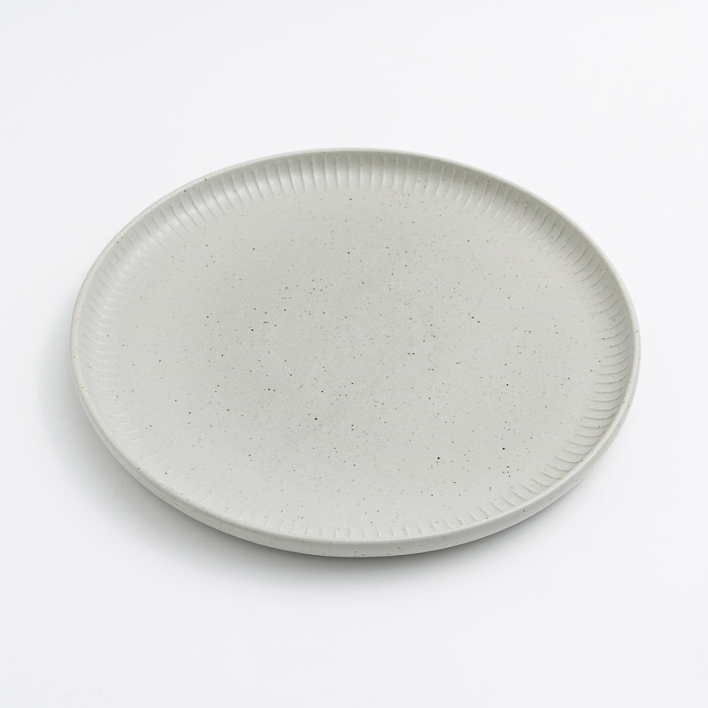 WAGA 樸質灰點 26cm 陶瓷盤｜單品_0