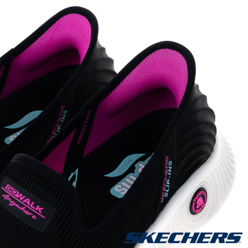 SKECHERS 女健走系列 瞬穿舒適科技 GO WALK ANYWHERE (125079BKHP)_5