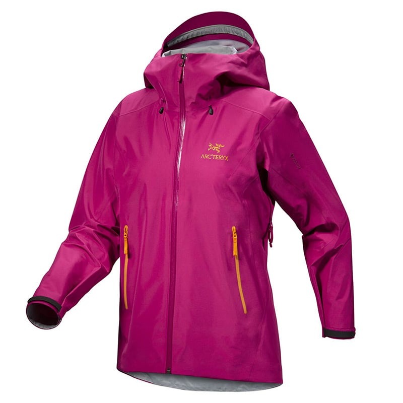 Arc'teryx 始祖鳥】女BetaLT單件式GT防水外套『日暮紅/艾斯黃
