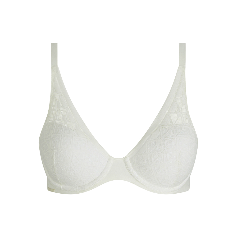 【Chantelle Easy Feel】3D記憶纖維T-shirt Bra內衣>BCD>牛奶白(911N1_0LW)【Ace】_4