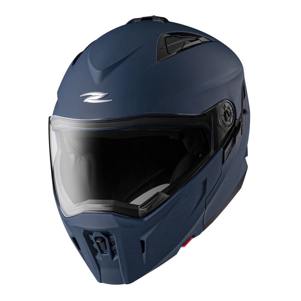 新品✨✼消防官 制帽 秋冬黒 春夏紺色2個セット サイズ61 可全罩可半罩】ZEUS ZS-613H 素色消光石墨藍複合式安全帽(內藏墨鏡