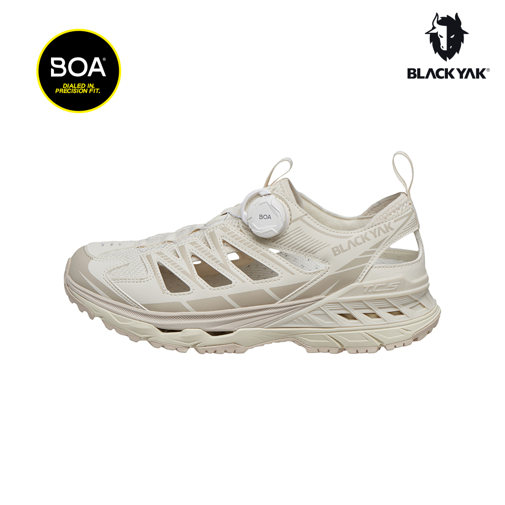 BLACKYAK】343 ADVENTURE II健行涼鞋(象牙白)-BOA 運動包覆涼鞋中性款