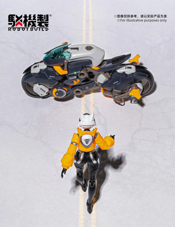 核誠治造 ROBOT BUILD 駁機製 RB-14 九號電姫 核誠治造- 駁機制RB-14 九號電姬成品模型(6975406890217)【現貨】