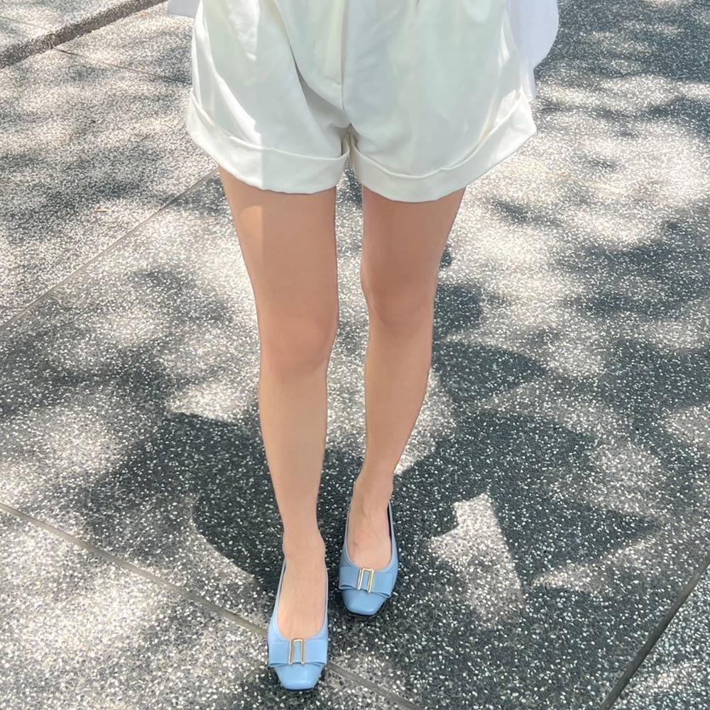 KOKKO隨妳彎氣質柔軟平底包鞋深藍色_8
