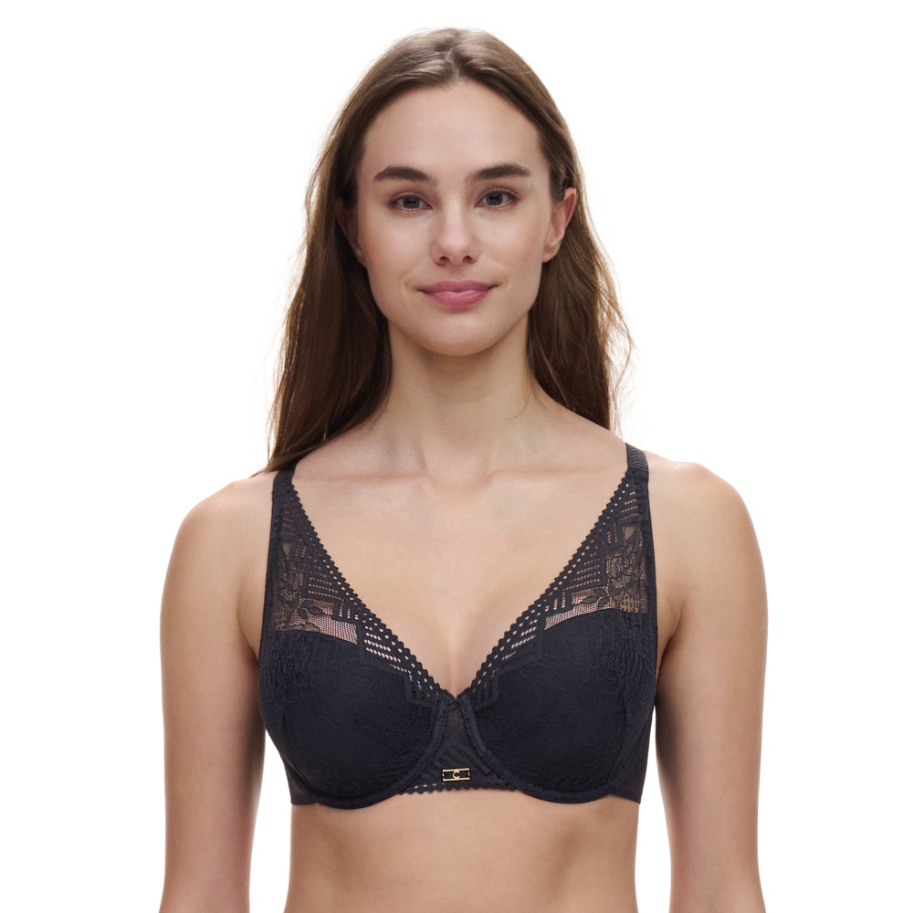 【Chantelle】深V Spacer T-Shirt Bra 內衣>BCD罩杯>黑色(13XND_011)【Origins】_0