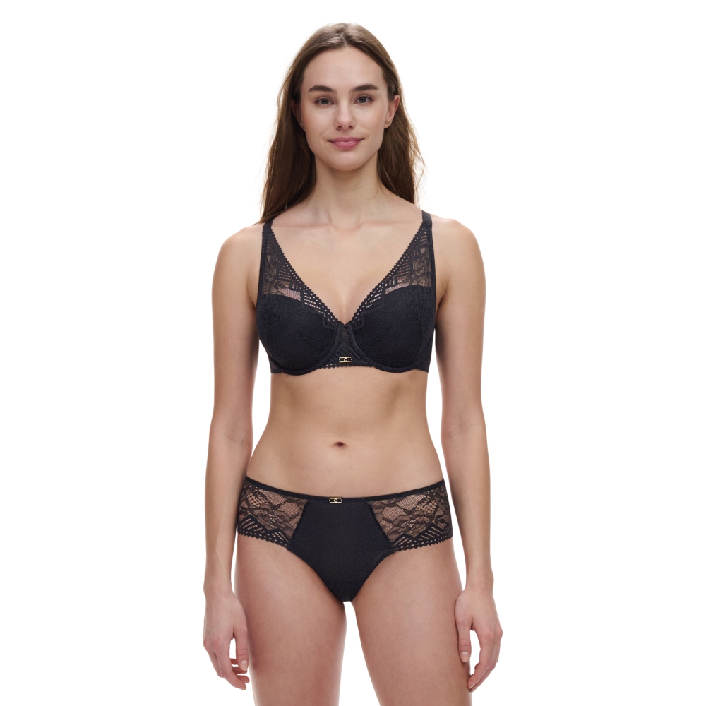【Chantelle】深V Spacer T-Shirt Bra 內衣>BCD罩杯>黑色(13XND_011)【Origins】_3