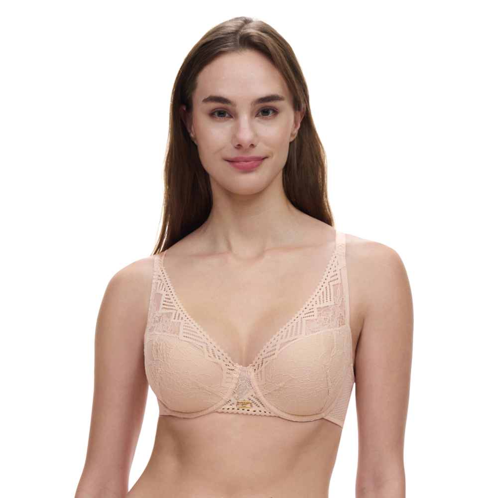 【Chantelle】深V Spacer T-Shirt Bra 內衣>BCD罩杯>粉膚色(13XND_01N)【Origins】_0