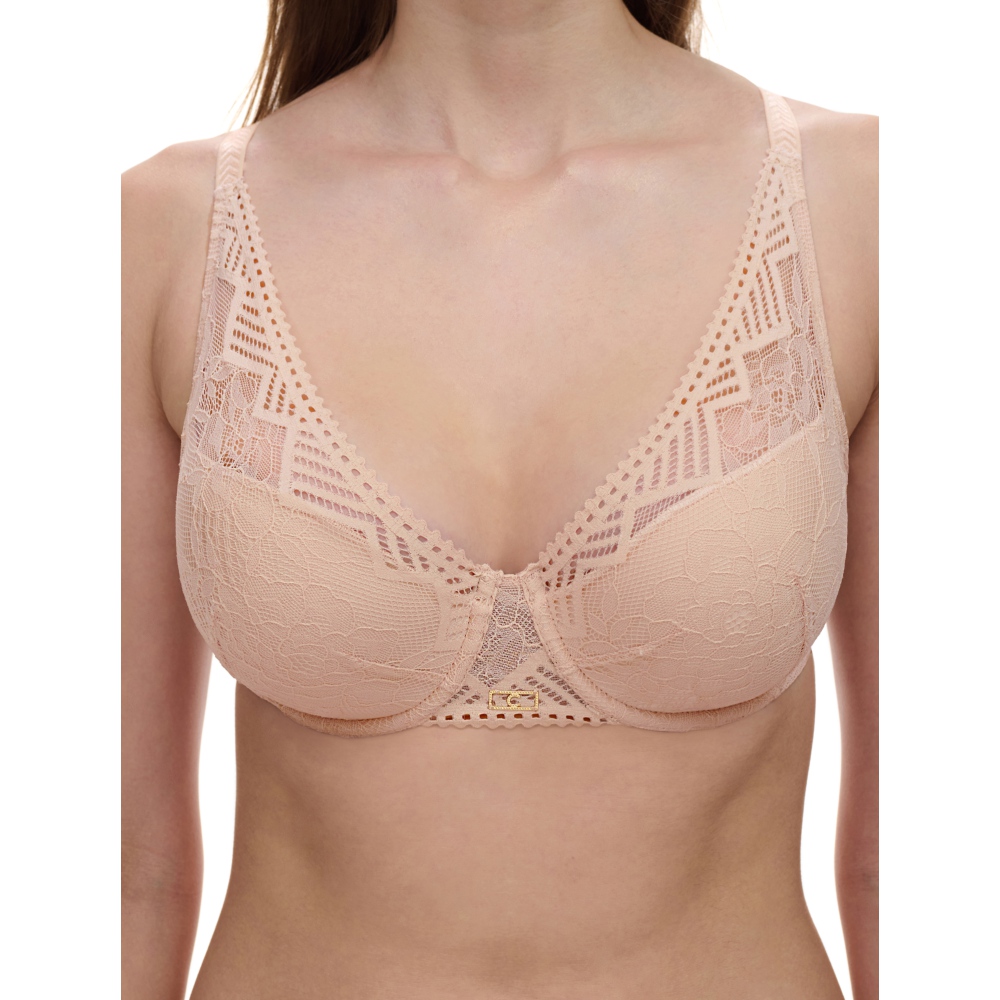 【Chantelle】深V Spacer T-Shirt Bra 內衣>BCD罩杯>粉膚色(13XND_01N)【Origins】_1