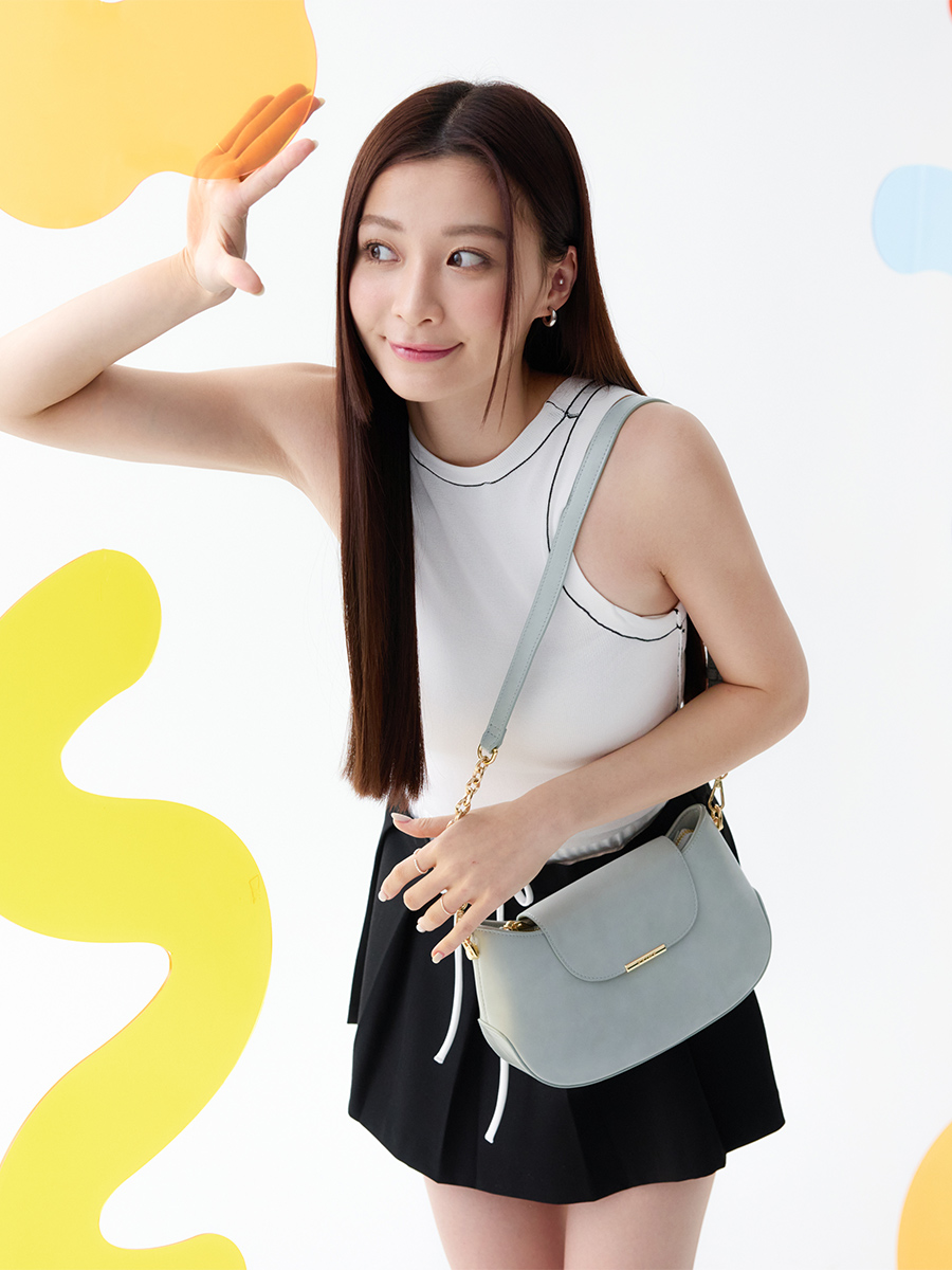 ■S'AIME■フリップトップ ボート ショルダーバッグ/送料込 S'AIME 掀蓋船型肩背包｜ S'AIME東京企劃