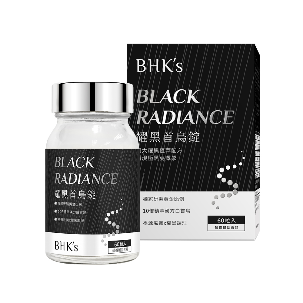 BHK's 耀黑首烏錠 (60粒/瓶)【根源耀黑】_1