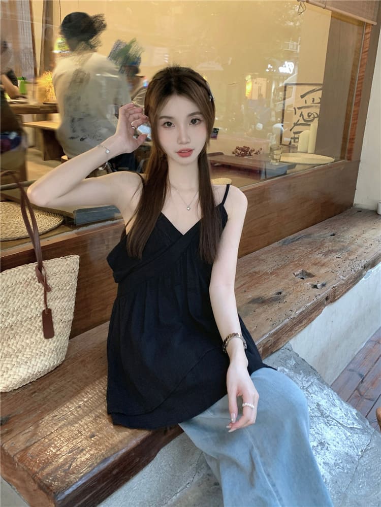 【missy shop】思念節奏波浪細肩上衣-67425_8